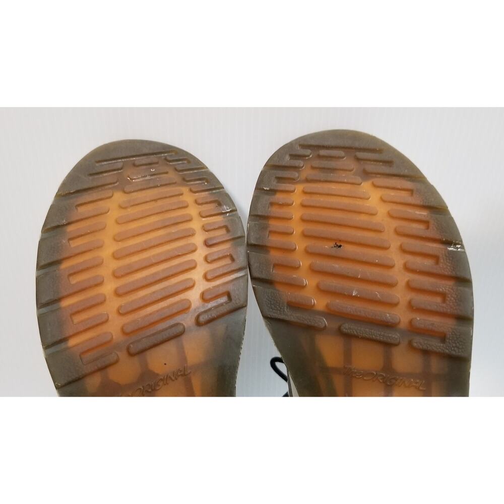Dr Martens Leather Combat Boot White Women Sz 8 Doc AirWair 11821 Oil Resistant - Picture 11 of 15